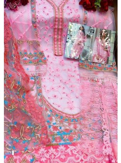 SF-104-B NET WITH HEAVY EMBODRY WORK PAKISTANI SUITS