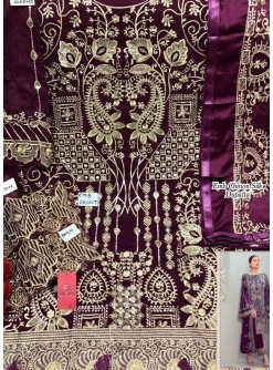 CHARIZMA DESIGNERS 90006 WOMANIYA GORGETTE PAKISTANI SUIT SINGAL PIESE AVAILABALE