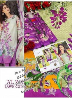 SHREE FAB 1758 AL ZOHAIB LAWN COLLECTTION VOL-1& 2 COMPANY PRICE SALWAAR KAMEEZ