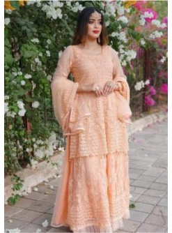 RAMSHA R-331 WHOLSALE PAKISTANI SUIT  FOX GORGETTE