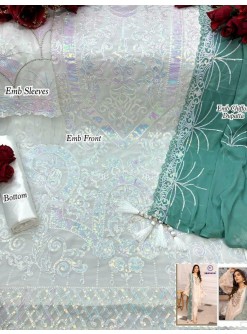 SHANAYA ROSE BRIDAL S-64 PAKISTANI SUIT FOX GOGGETTE SUPPLIER
