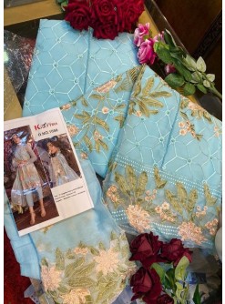KHAYYIRA 1050 PAKISTANI SUIT GORGGETE
