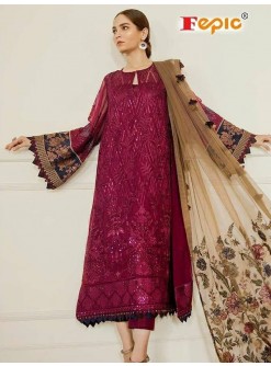 FEPIC 66007 ROSMEEN BRQ PAKISTANI SUIT AVALABALE IN INDIA