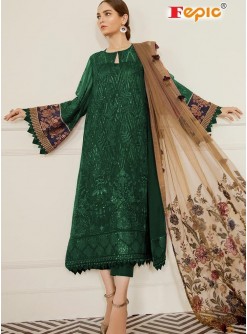 FEPIC 66007-C ROSMEEN BRQ PAKISTANI SUIT AVALABALE IN INDIA