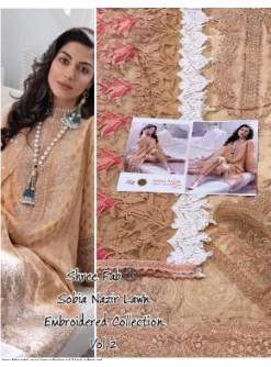 SHREE FAB SOBIA NAZIR LAWN COLLECTTION VOL-2 PAKISTANI SUIT WHOLSALER