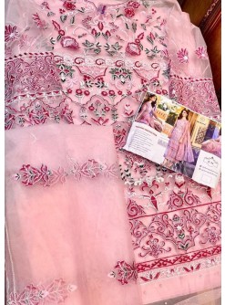 SHANAYA ROSE BRIDAL S-34 PAKISTANI SUIT BUTTERFLY NET