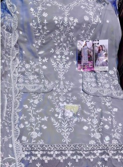 KHAYYIRA ZARQASH 2035 AZURE PAKISTANI SUIT AVAILABALE
