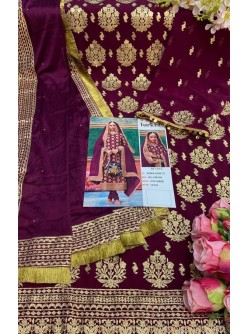TURKISH M-1012 SALWAAR KAMEEZ BLOOMING