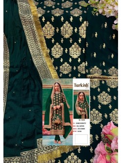 TURKISH M-1009 SALWAAR KAMEEZ BLOOMING