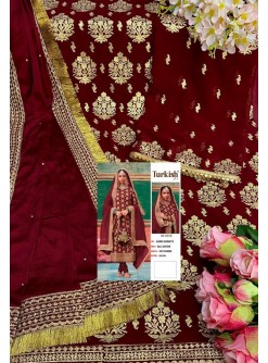 TURKISH M-1010 SALWAAR KAMEEZ BLOOMING