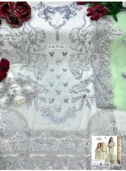 RAMSHA R-336 PAKISTANI SUIT DULL SATOON