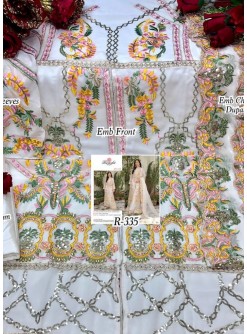 RAMSHA R-335 PAKISTANI SUIT DULL SATOON