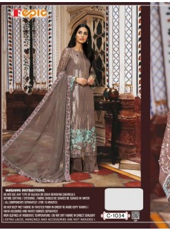 FEPIC C-1034 ROSMEEN WHOLSALE PAKISTANI SUITS