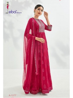 EBA LIFESTYLE A-1177 PAKISTANI SUITS JORJET SINGALE SUPPLIER