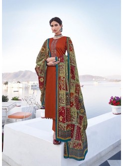 MUMTAZ ARTS RUSHAAN HIT LIST 5001 KARACHI SUITS JAM SATIN