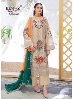 RINAZ FASHION IMROZIA VOL-4 8602 PAKISTANI SUITS STANDARD COLLECTION