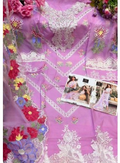 ZIAAZ DESIGNS 7776-A PAKISTANI SUITS YELLOW SINGALE