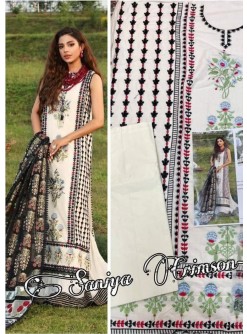 SANIYA TRENDZ CRIMSON-NX 404 PAKISTANI SUIT WHOLESALE CHICKENKARI