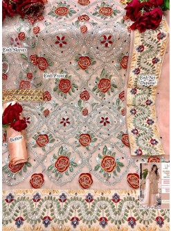 ELAF GALAXY FAB FLOSSIA MIRROR WORK COLLECTION 124 PAKISTANI SUITS BY ONLINE