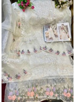ZIAAZ DESIGNS MARIA 7773-H COLOURS ORGENZA SINGALE