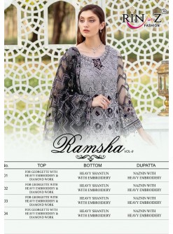RINAZ FASHION RAMSHA VOL-9 9001 TO 9004 BEST PRICE COLLECTION