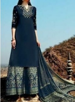 KILRUBA HEER 8905 PLAZZO PRINT PAKISTANI SUITS