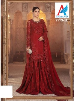 ANAYA TEX MARIA B MBROIDERED COLLECTION 7773 B1 SALWAR KAMEEZ SURAT