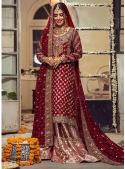 ASIM JOFA DN 56067 PAKISTANI SUITS BRIDAL COLLECTION IN INDIA