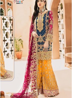 SHREE FABS S 345 B COLOURS PAKISTANI SUITS NEW LAUNCHING 