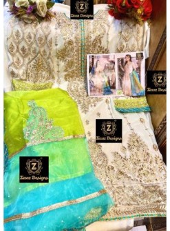 ZIAAZ DESIGNS PREMIUM EID COLLECTION D NO 7773 E BRANDED PAKISTANI SUITS