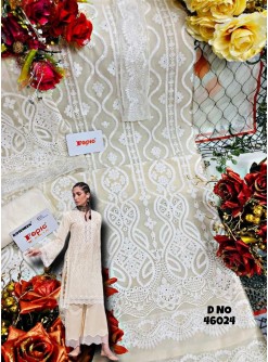 FEPIC ROSEMEEN IMAGE CHIKANKARI COLLECTION 46024 NEW CATALOGUE SINGLE BY ONLINE