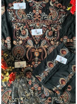 SHREE FABS K 1580 BLACK SUITS PAKISTANI COLLECTION