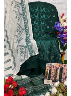 HOOR TEX H 81 GREEN PAKISTANI DRESS BY ONLINE