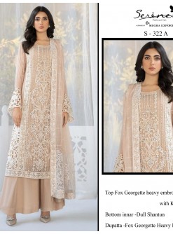 SERINE S 322 A PAKISTANI SUITS KHATLIWORK
