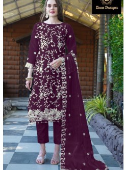 ZIAAZ DESINGNS 714 B PAKISTANI DRESSES WHOLESALE