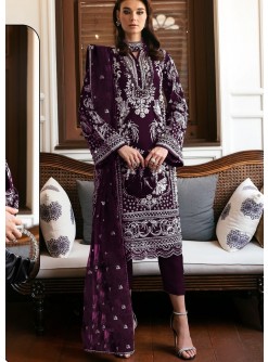 FEPIC ROSEMEEN 17039 PAKISTANI SUITS  VELVET EMBROIDERED