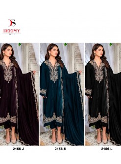 DEEPSY SUITS 2156 VELVET PAKISTANI SUITS WHOLESALE WITH PRICE