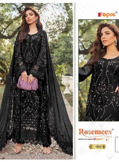 FEPIC ROSEMEEN C 1892 B PAKISTANI SUITS BLACK