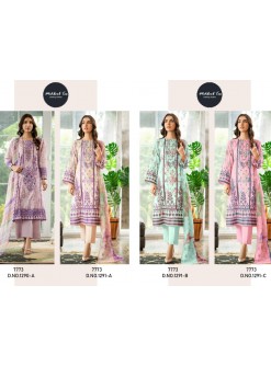 MEHBOOB TEX CORDSET SHAHNAZ SELF EMBROIDERED COLLETION 1291 PAKISTANI SUITS 
