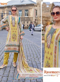 FEPIC ROSEMEEN 1944 LATEST PAKISTANI SUITS YELLOW