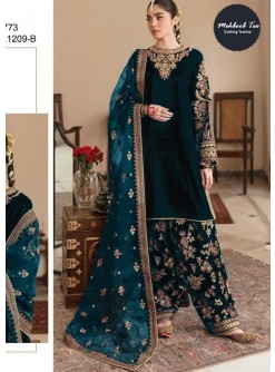 MEHBOOB TEX 1209 B VELVET PAKISTANI SUITS MORPITCH SHED