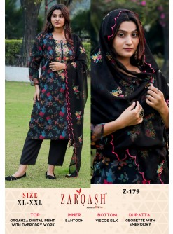 ZARQASH Z 179 LATEST READYMADE PAKISTANI SUITS