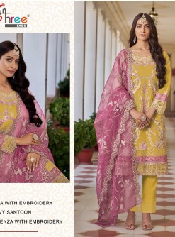SHREE FABS K 5061 B PAKISTANI SUITS WHOLESALE SINGLE AVAILABLE