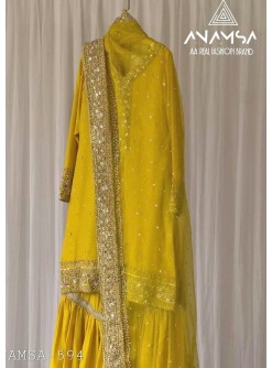 ANAMSA 594 PAKISTANI SALWAR SUITS NEW COLLECTION