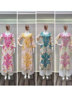 BE 181 REYON PAKISTANI KURTIS SINGLE PIECE