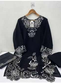 VS FASHION 12038 BLACK PAKISTANI KURTIS
