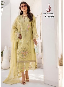 ALIF FASHION A 156 B PAKISTANI SALWAR SUITS DEALER WHOLESALE