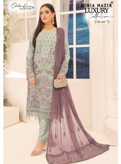 SOBIA NAZIR LUXURY SN 1037 PAKISTANI SALWAR SUITS SINGLE PIECE