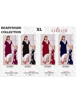 ZARQASH Z 119 READYMADE SALWAR SUITS