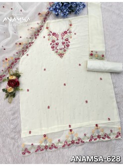ANAMSA 628 PAKISTANI SUITS NEW COLLECTION